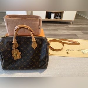 Authentic Louis Vuitton Speedy 30 Bandouliere